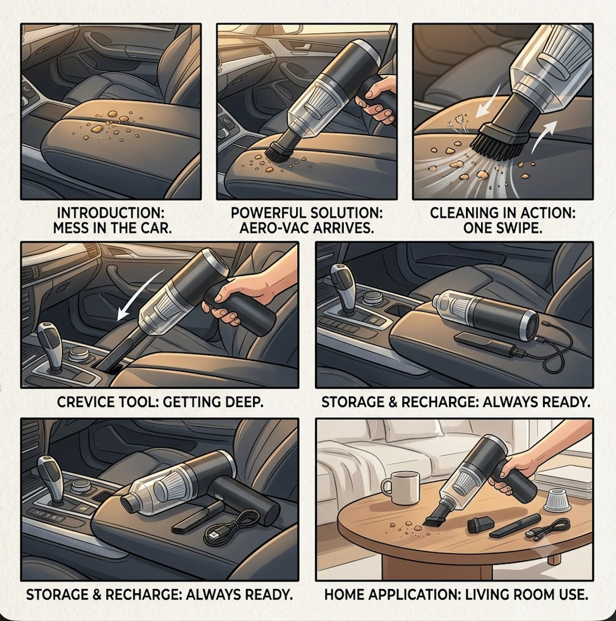 AeroClean™️ Pro — 2-in-1 Cordless Vacuum & Air Blower